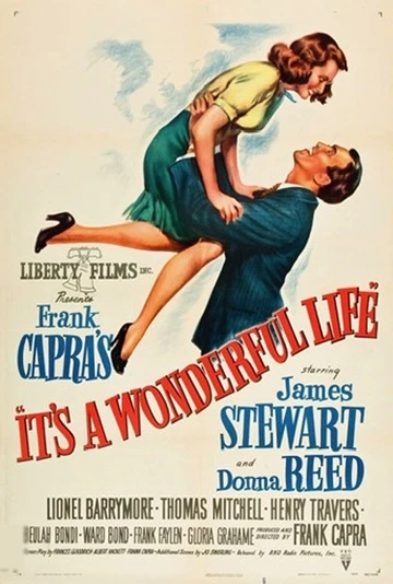 Vintage 1946 poster for It’s a Wonderful Life